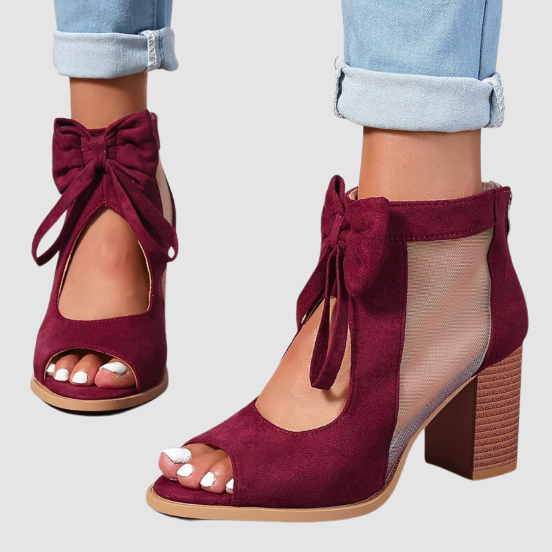 Nira | Bow Charm Orthopaedic Heels