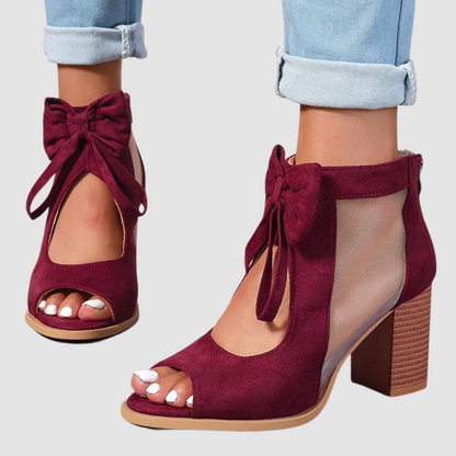 Nira | Bow Charm Orthopaedic Heels