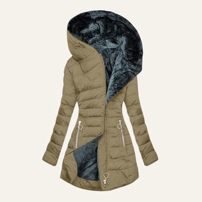 Elvira – Quilted Fur-Lined Hooded Coat