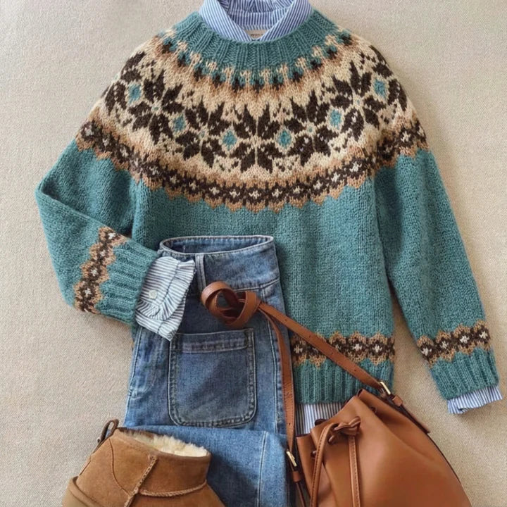 Jennifer – Fair Isle Knit Jumper