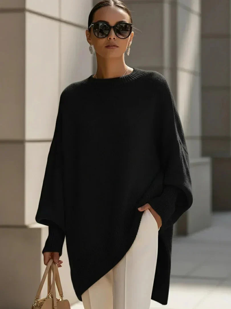 Paisley | Oversized Poncho Jumper
