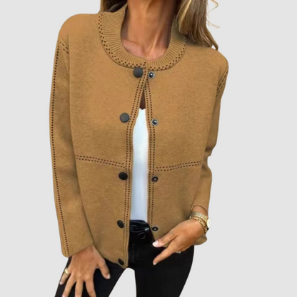 Rita – Button-Front Knit Cardigan