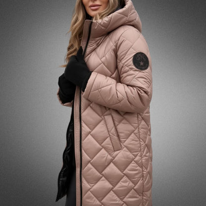 Thelma – Quilted Longline Padded Coat