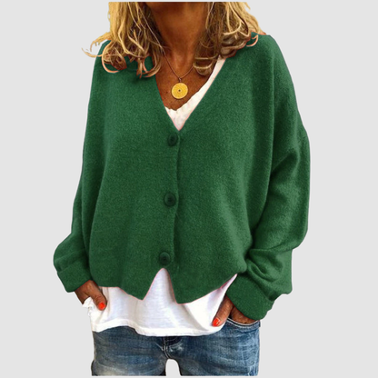 Patricia – Soft Knit Button-Up Cardigan