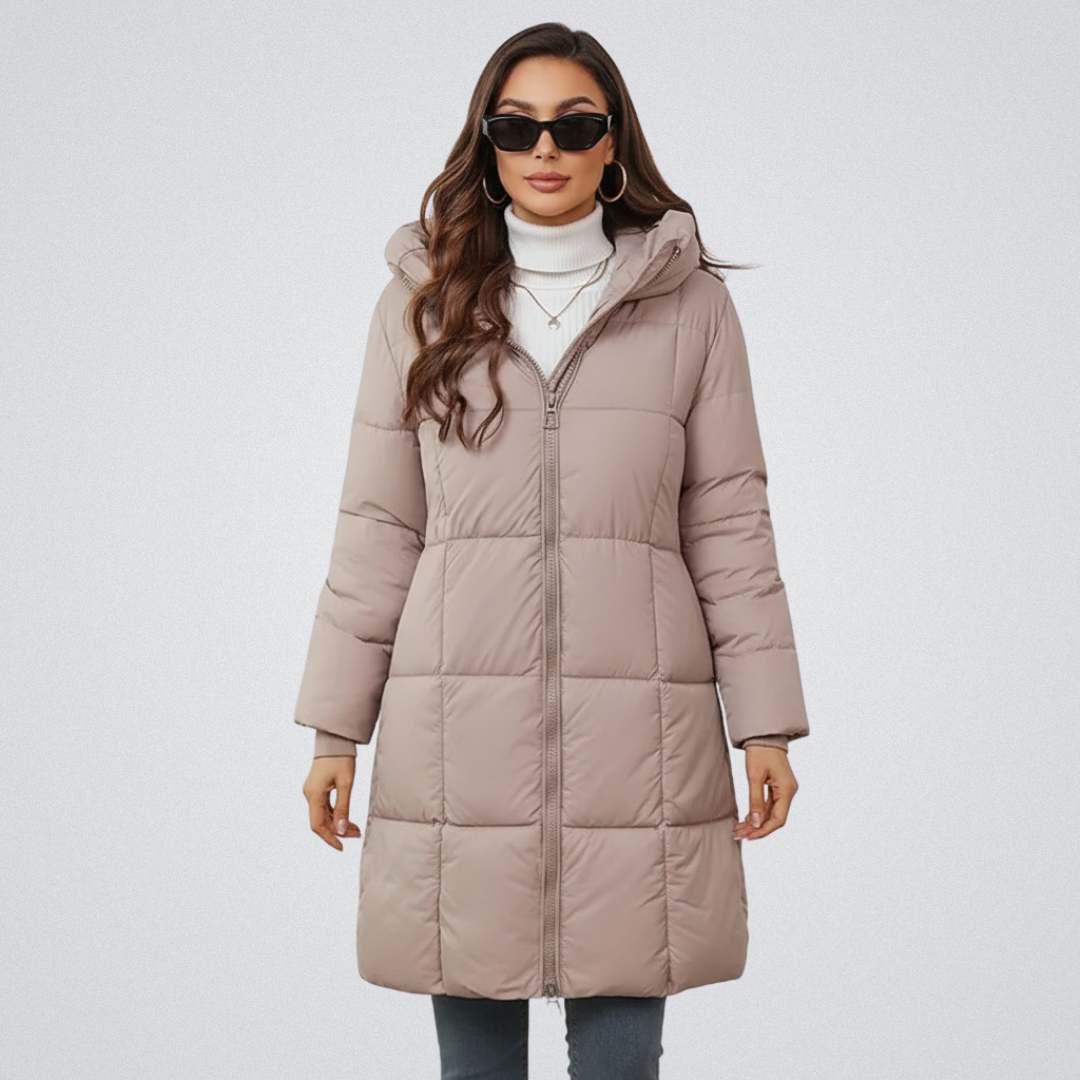 Laverne – Hooded Long Puffer Coat
