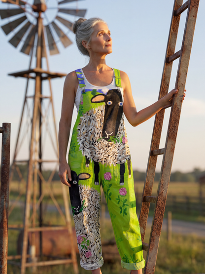 Paislee | Printed Knit Jumpsuit