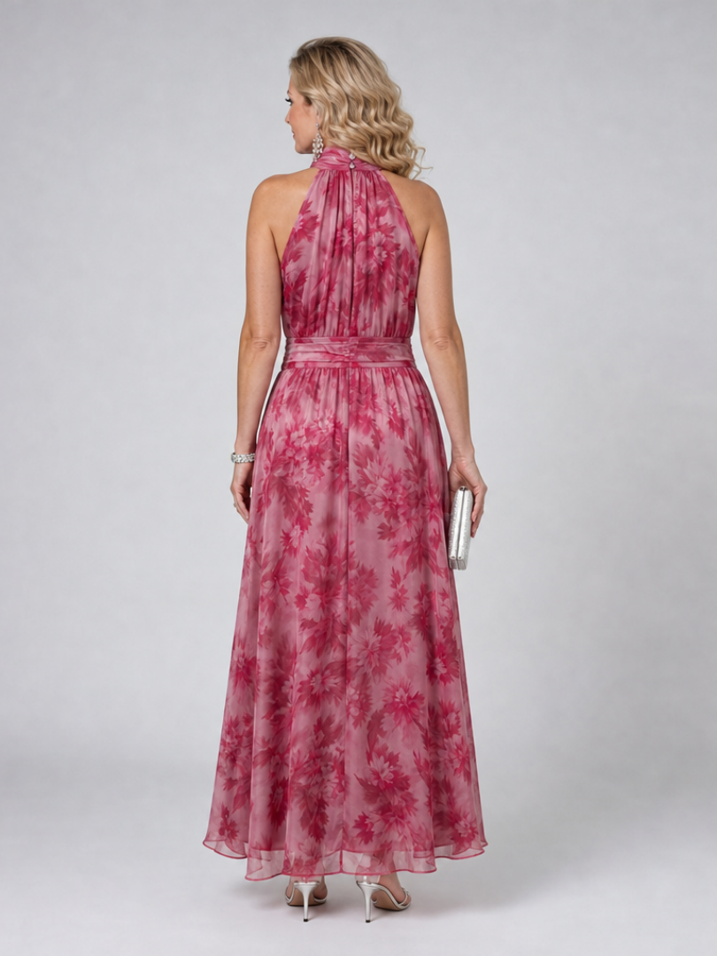 Prairie | Soft Halter Neck Midi Dress