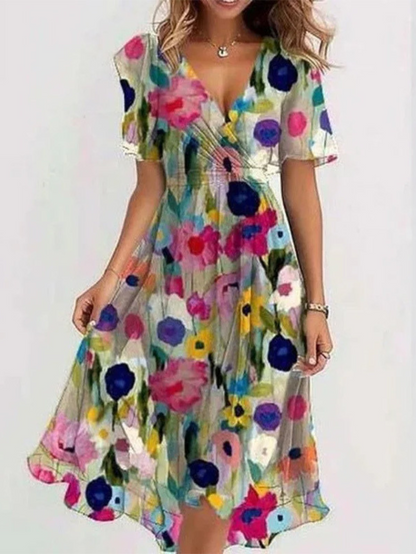 Georgina | Summer Dress with Belly Cover