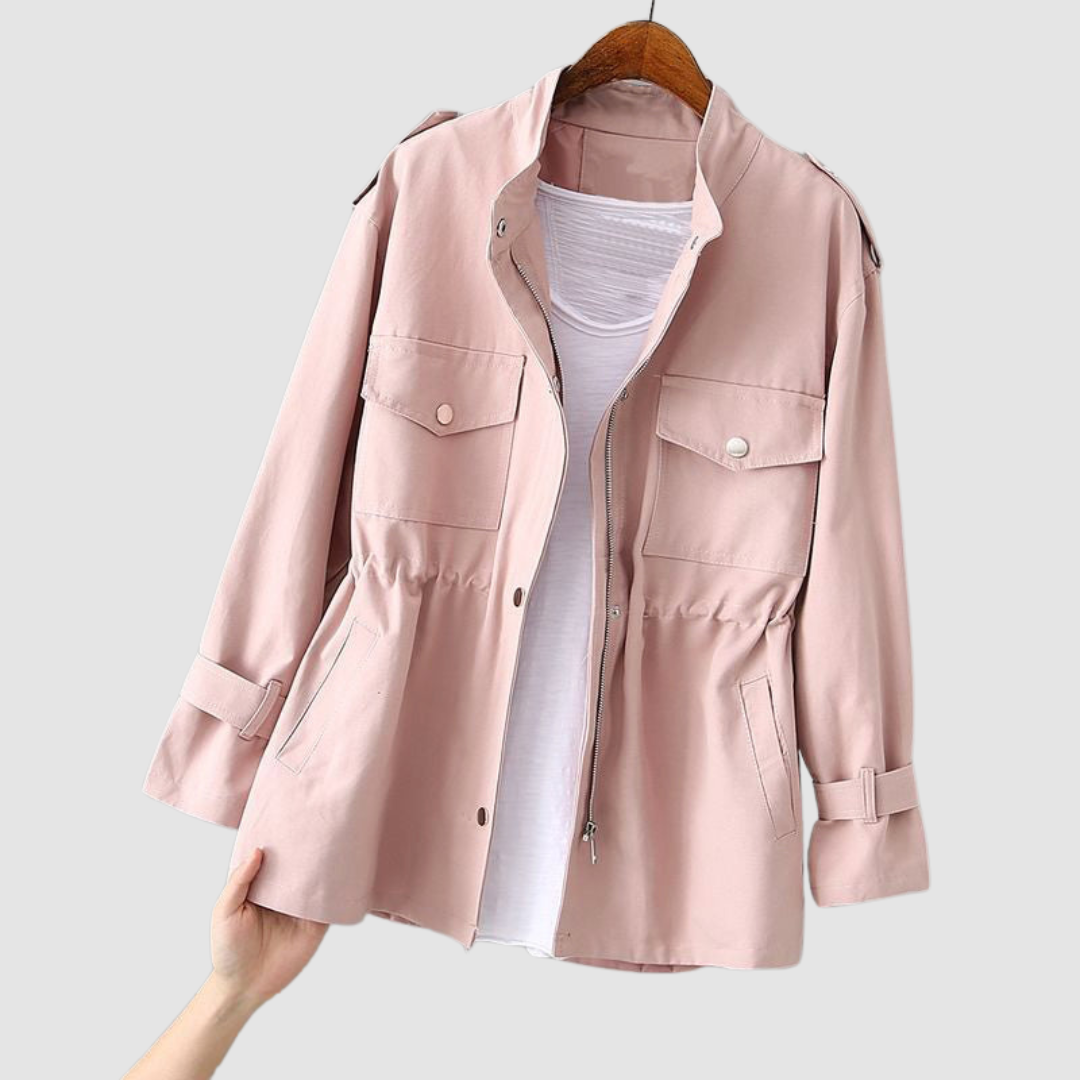 Mabel – Cinched Waist Utility Jacket