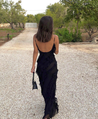 Emer | Ruffled Maxi Dress
