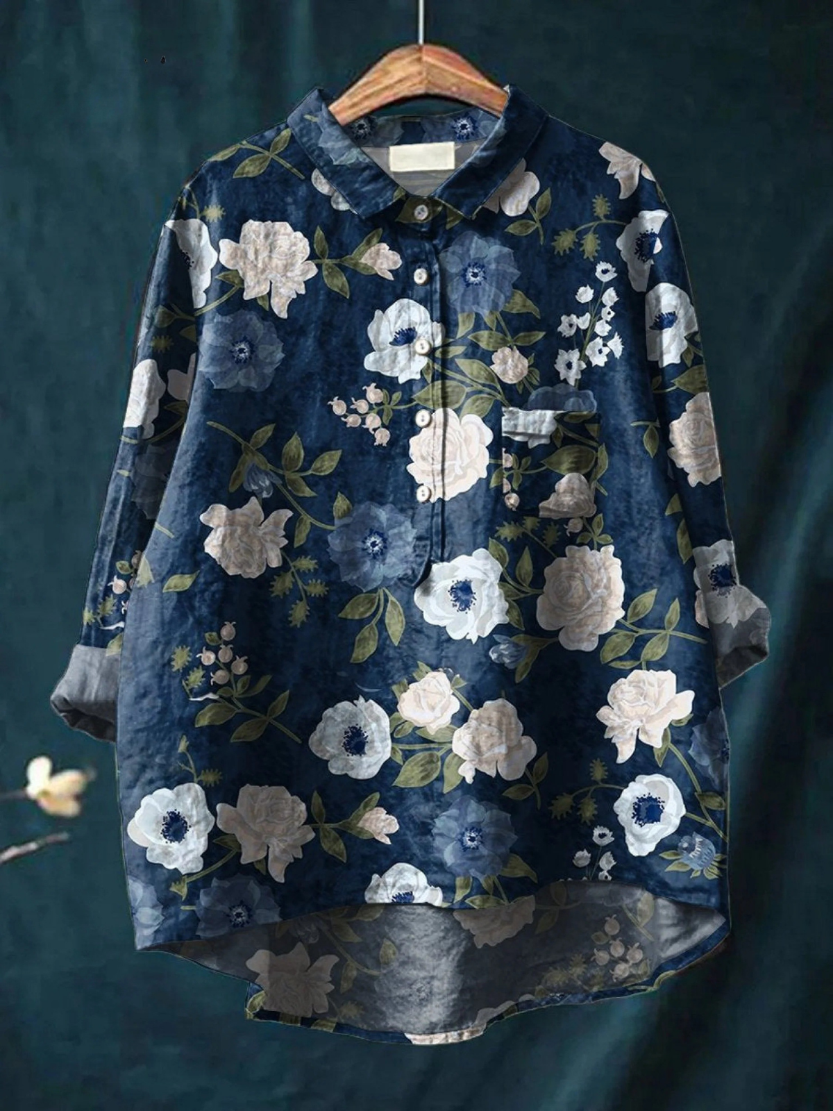 Rylan | Women's Floral Art Print Casual Shirt