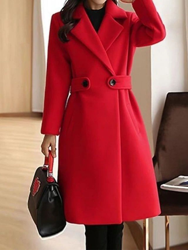 Deborah – Elegant Longline Tailored Coat