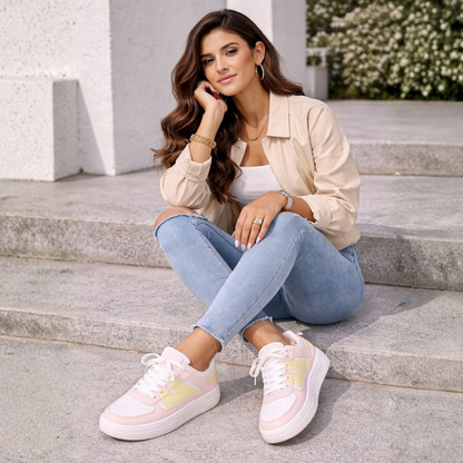 Janelle – Lace-Up Platform Sneakers