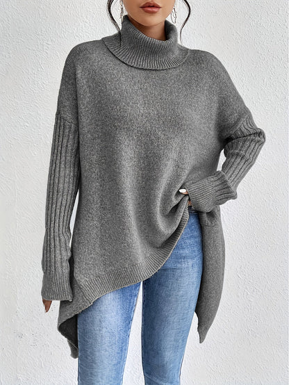 Jodi – Turtleneck Oversized Casual Jumper