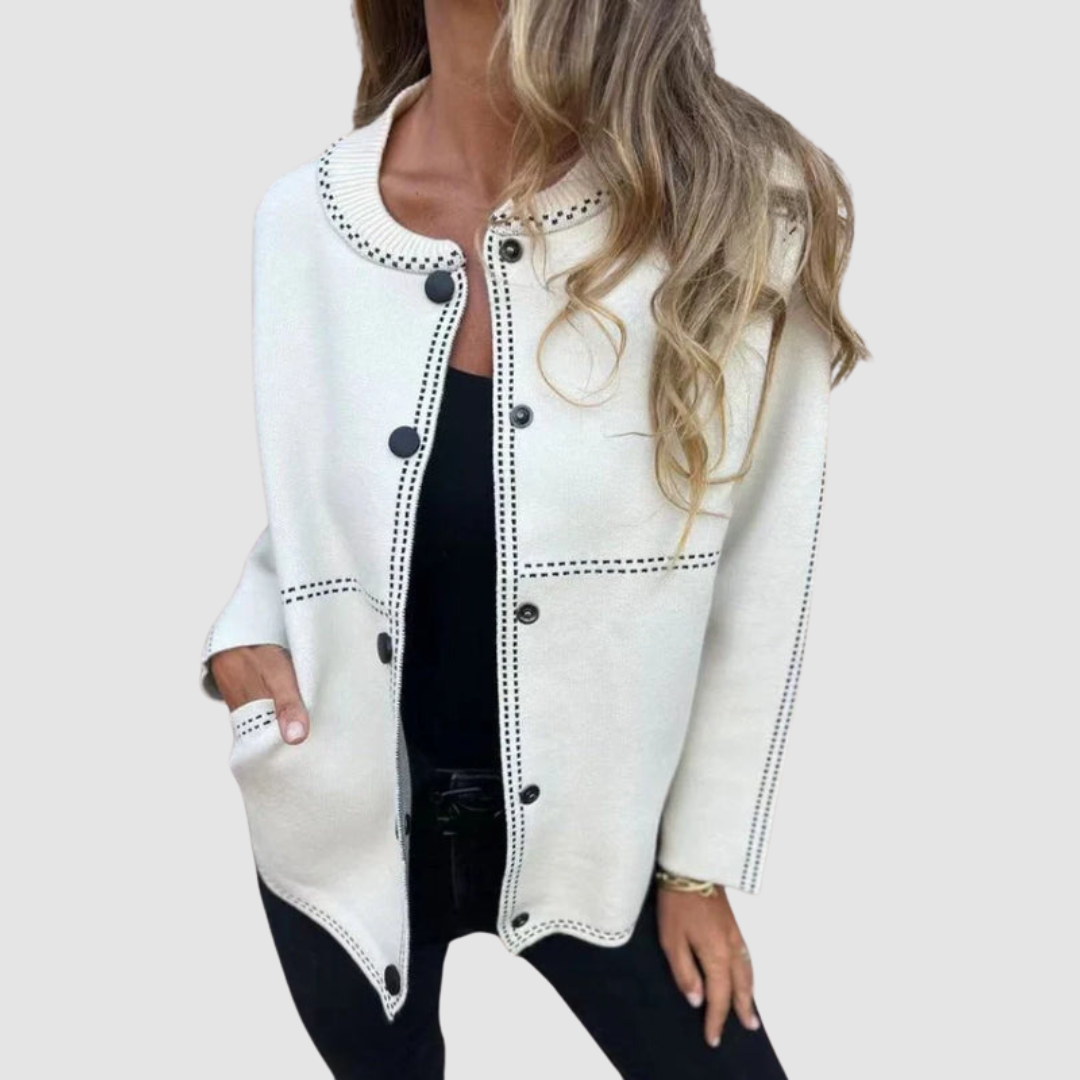 Rita – Button-Front Knit Cardigan