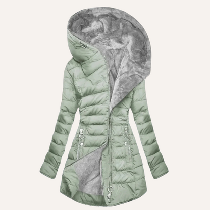 Elvira – Quilted Fur-Lined Hooded Coat