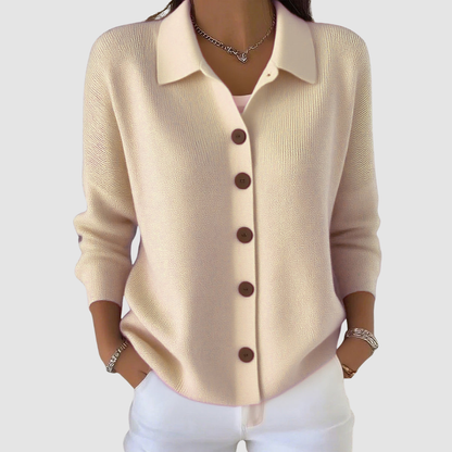 Kristen – Button-Up Knit Cardigan