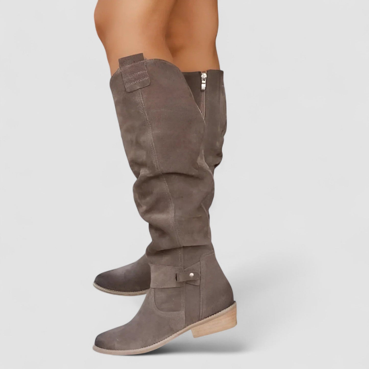 Juanita – Knee-High Western Slouch Boots