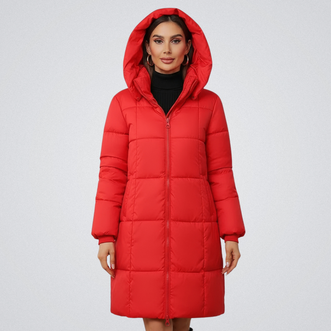 Laverne – Hooded Long Puffer Coat