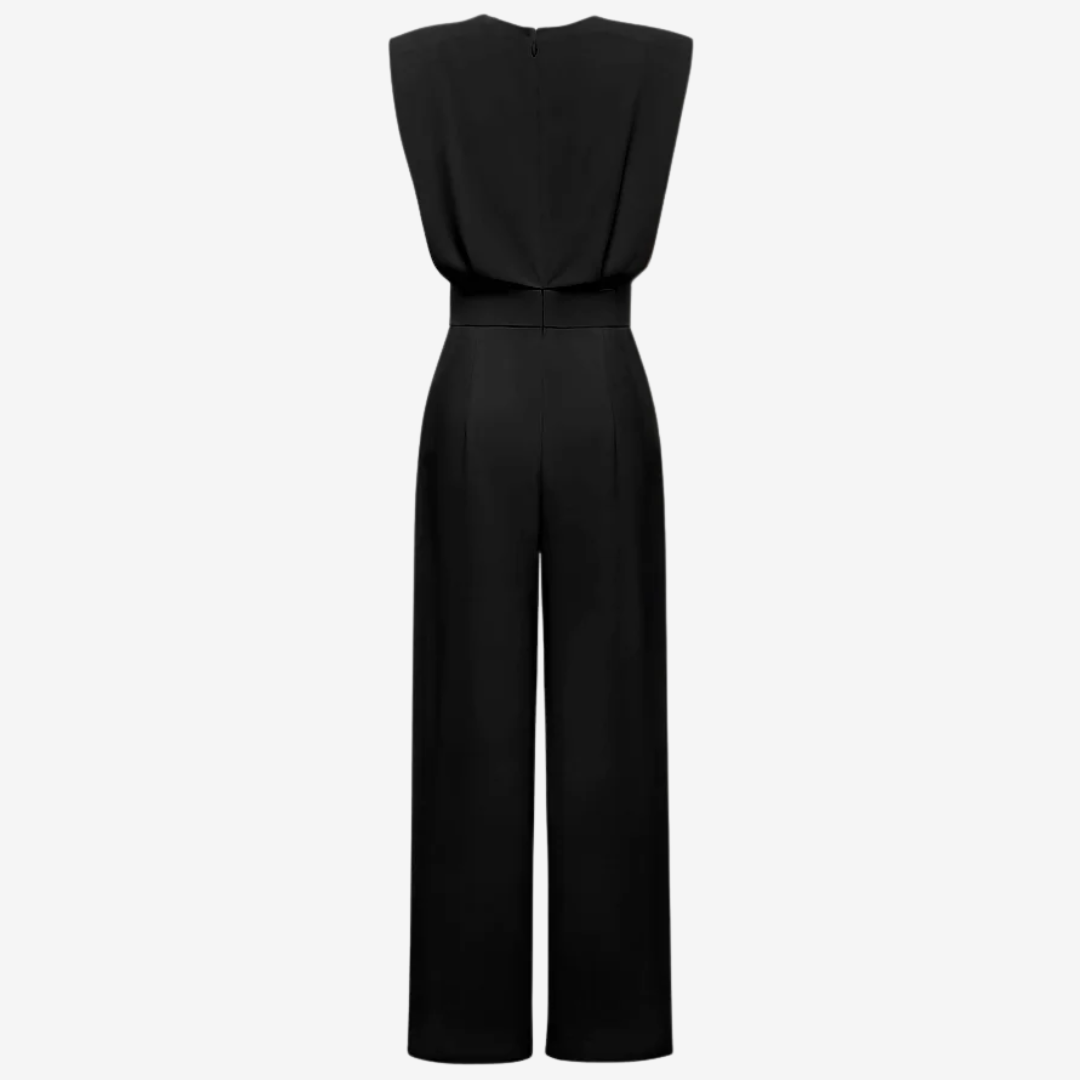 Brenda – Structured Wide-Leg Elegant Jumpsuit