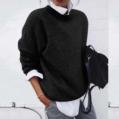 Shannon – Soft Knit Relaxed Crew Neck Jumper