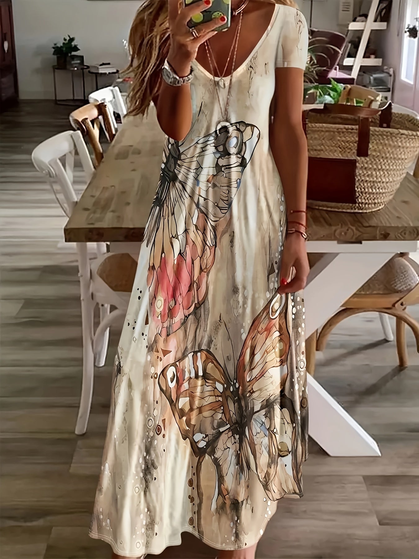 Elina | Artistic Tummy-Flattering Dress