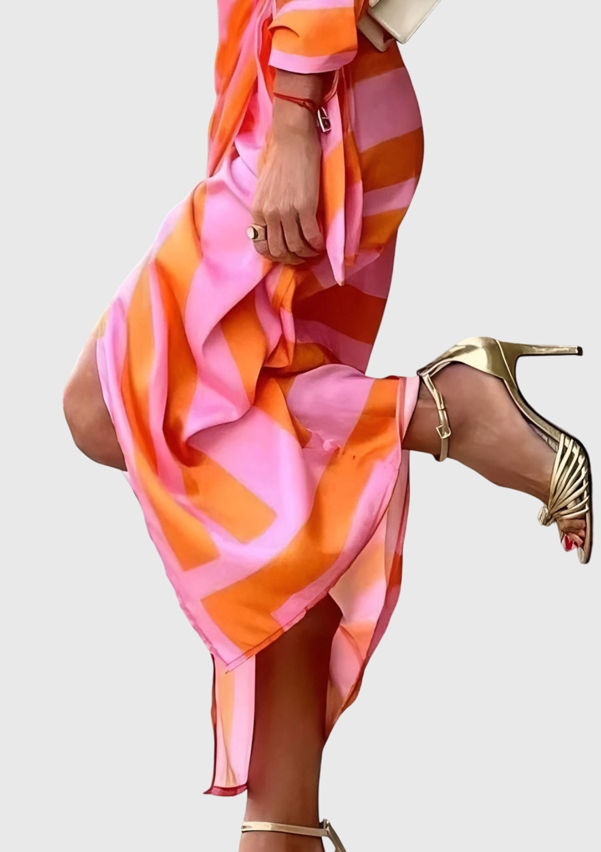 Magnolia | Elegant Wrap Dress with Print