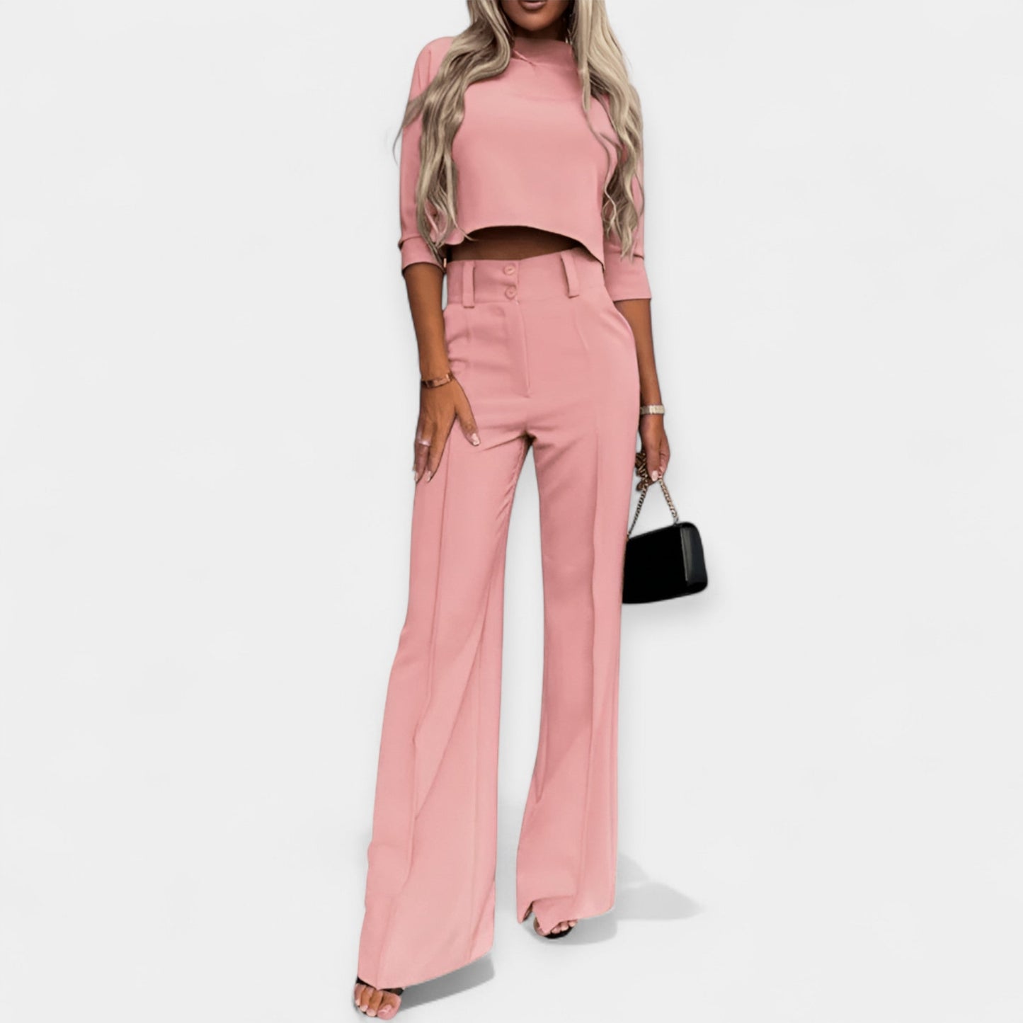 Lila | Coordinated Crop Top and Pants Set