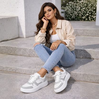Janelle – Lace-Up Platform Sneakers