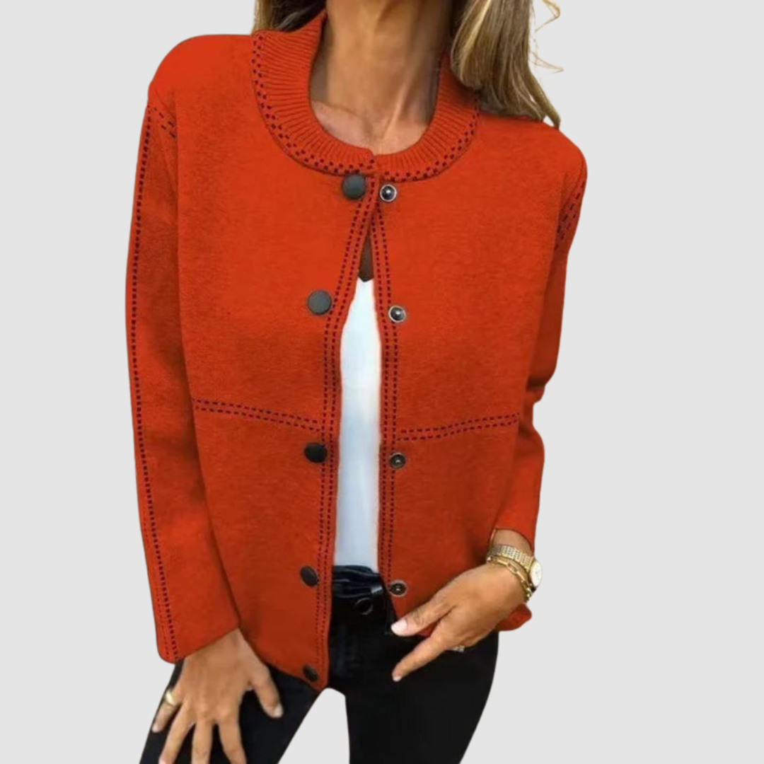 Rita – Button-Front Knit Cardigan