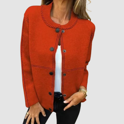 Rita – Button-Front Knit Cardigan