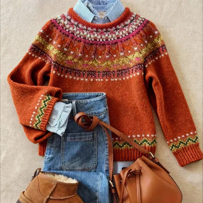 Yvonne – Fair Isle Knit Jumper