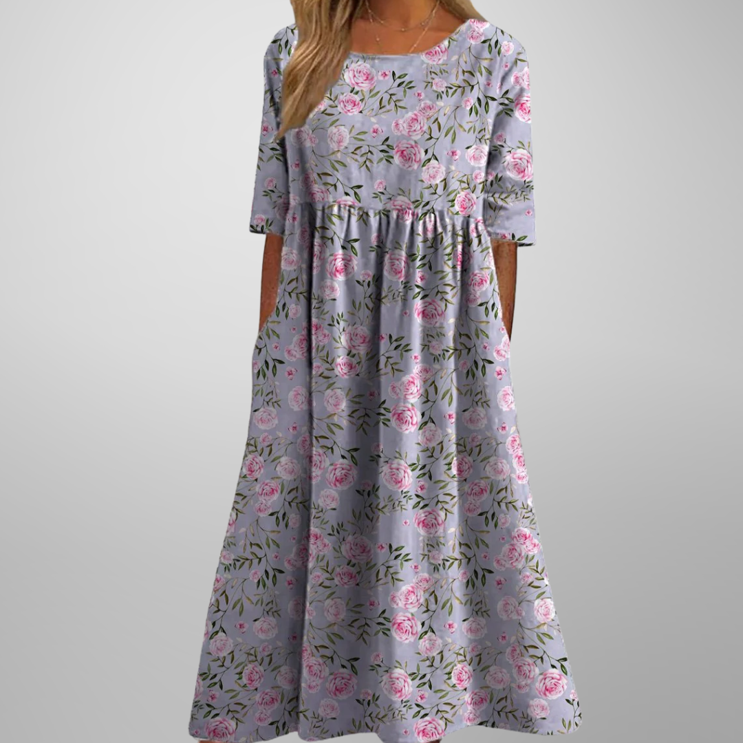 Faye | Relaxed Floral Midi