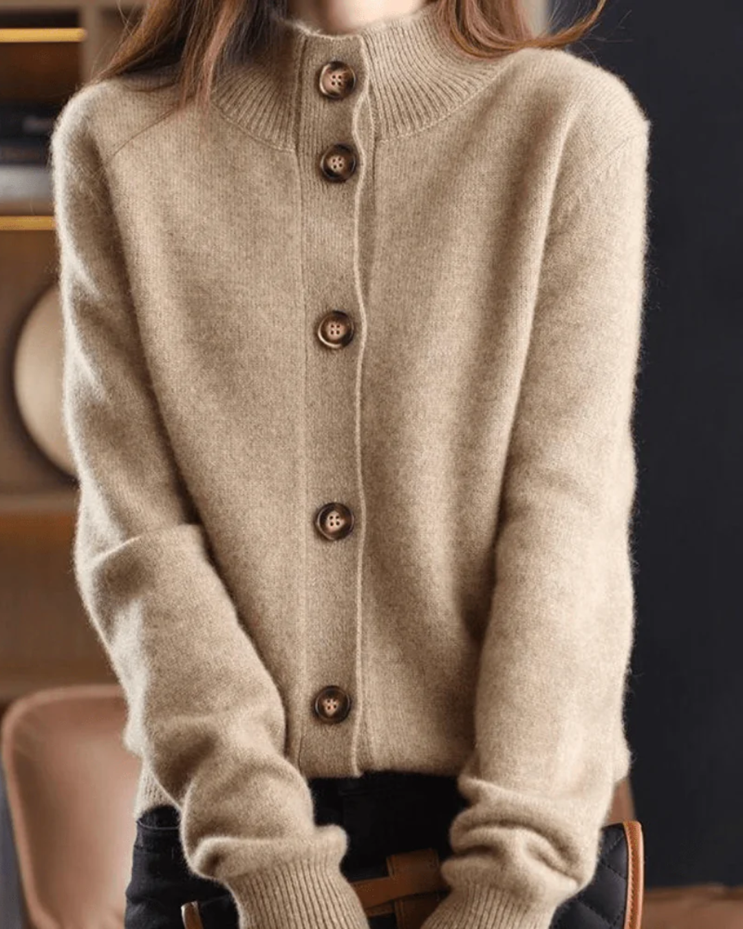 Gabriella – Soft Knit Button-Down Cardigan