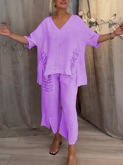 Selena | Elegant Two-Piece Summer Set for the Sunny Days