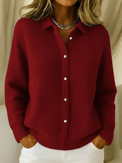 Skylar | Textured Knit Button Cardigan