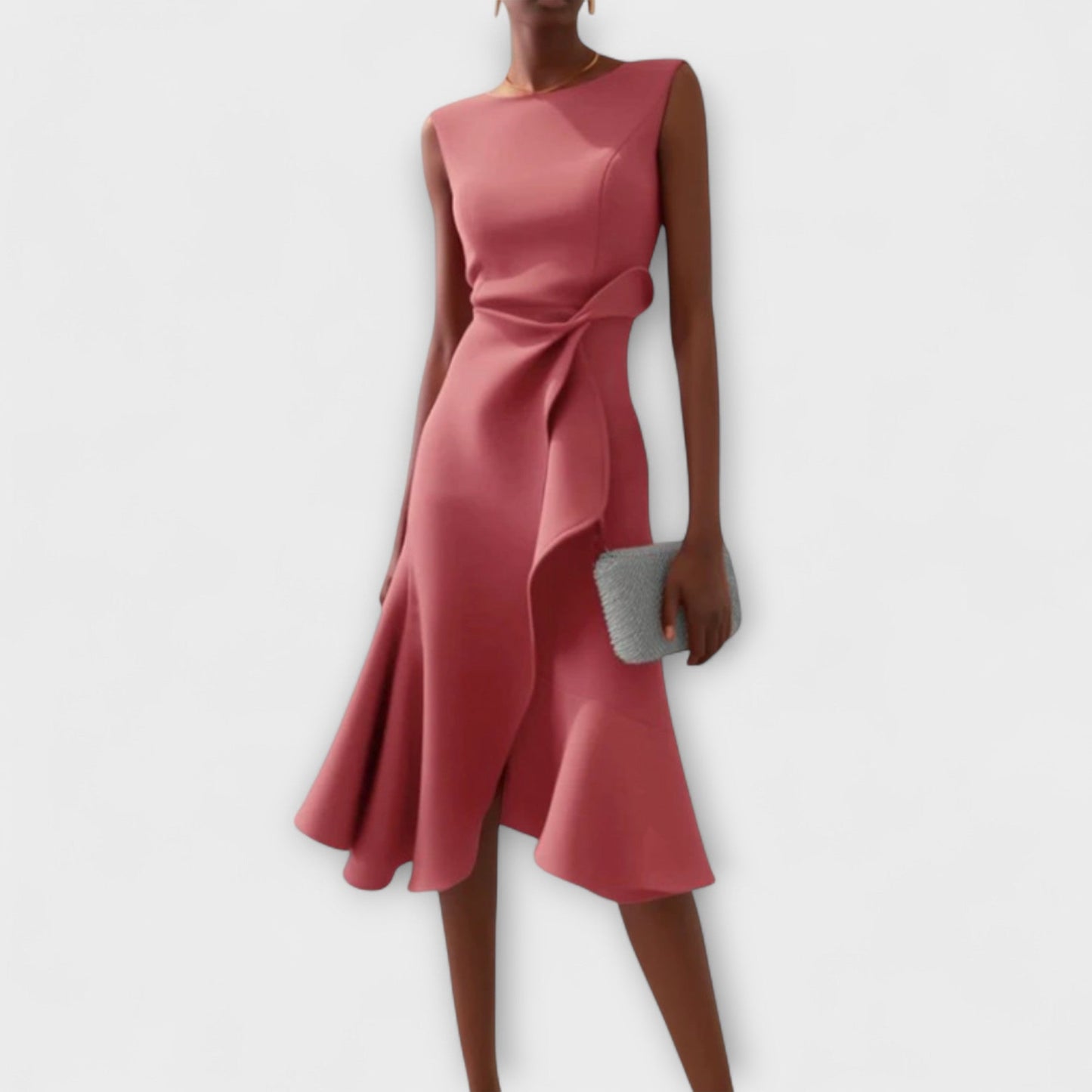 Romilly | Draped Asymmetric Midi