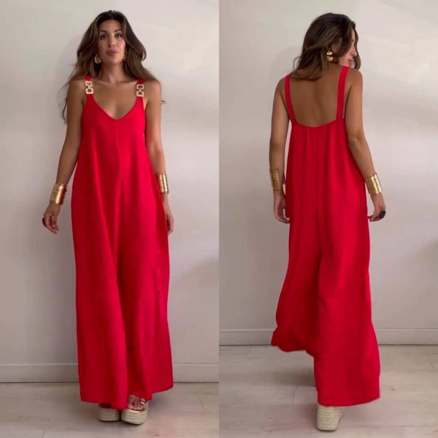 Willa – Relaxed Wide-Leg Sleeveless Jumpsuit