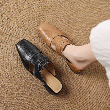 Alayna | Smooth Slip-On Mules