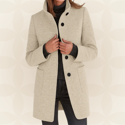 Susanne – Tailored High-Collar Winter Coat