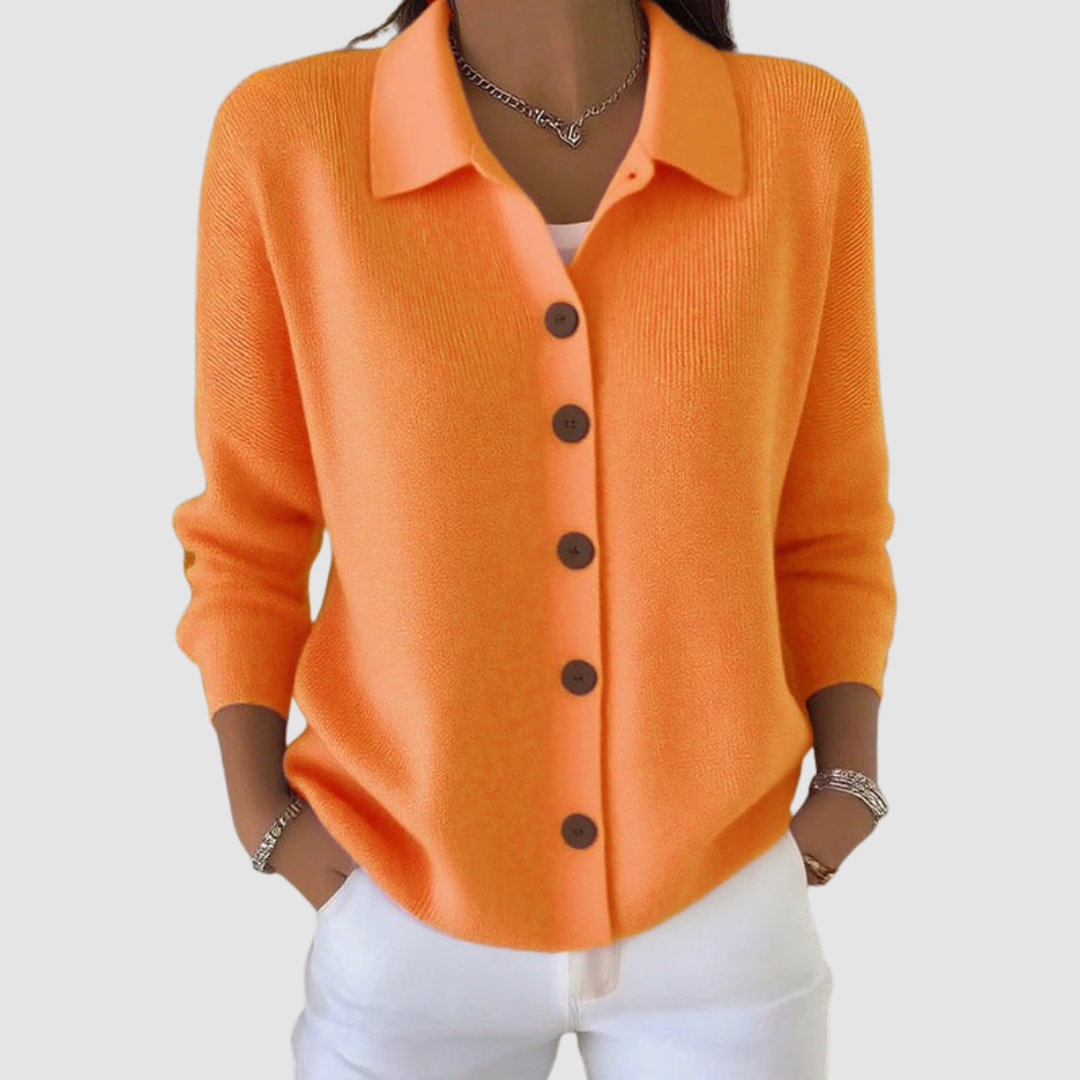 Kristen – Button-Up Knit Cardigan