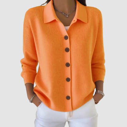 Kristen – Button-Up Knit Cardigan