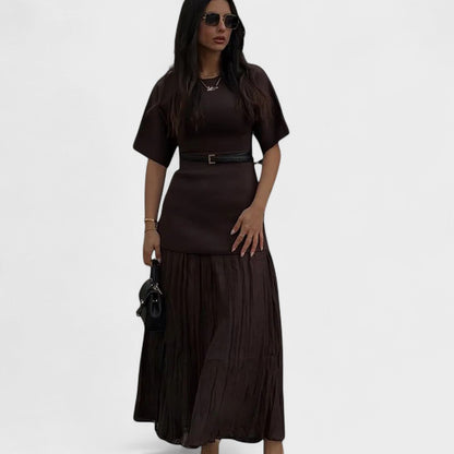Hayden | Pleated Maxi Dress