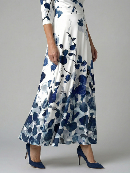 Brya | Cross Wrap Neck Midi Dress