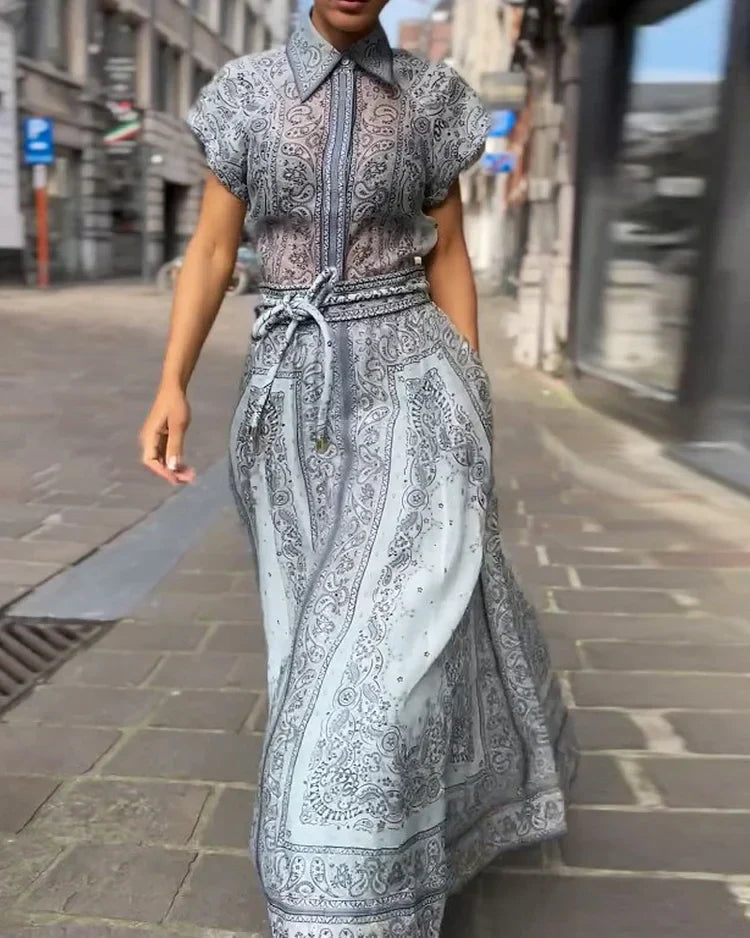 Thea | Two Piece Boho Print Set