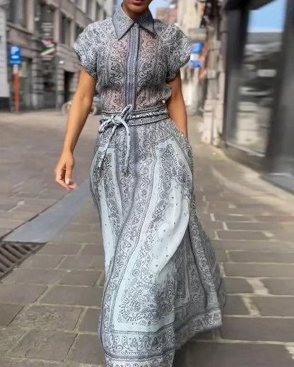 Thea | Two Piece Boho Print Set