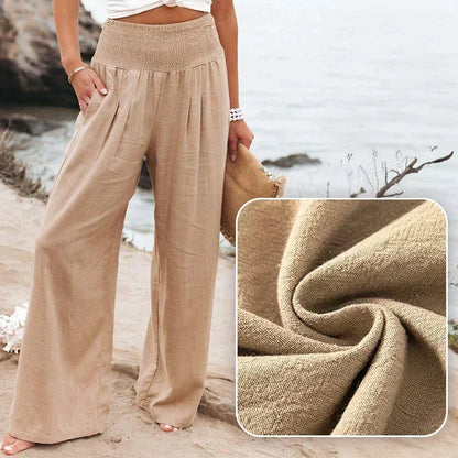 Krista | High Waist Soft-Weave Pants