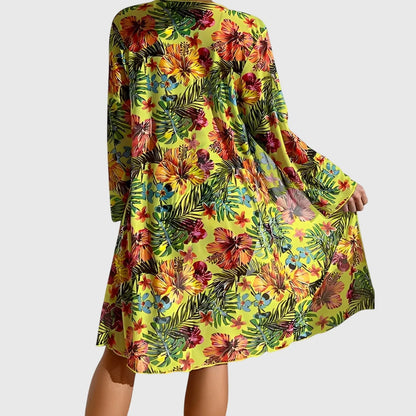 Catherine – Tropical Bikini Set with Cover-Up