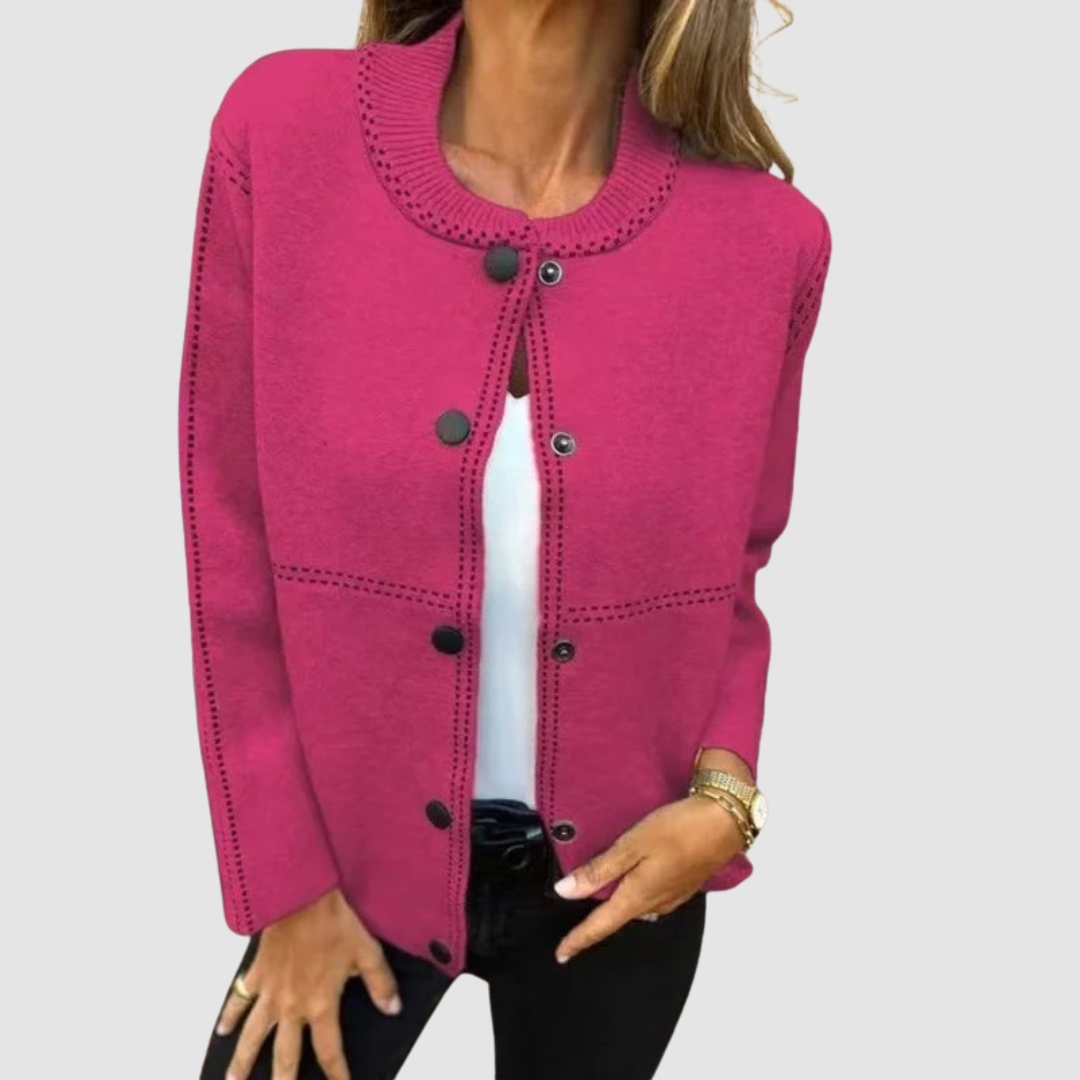 Rita – Button-Front Knit Cardigan
