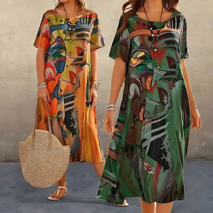 Amani | Elegant Floral Dress